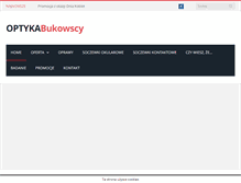 Tablet Screenshot of bukowscy-optyka.pl